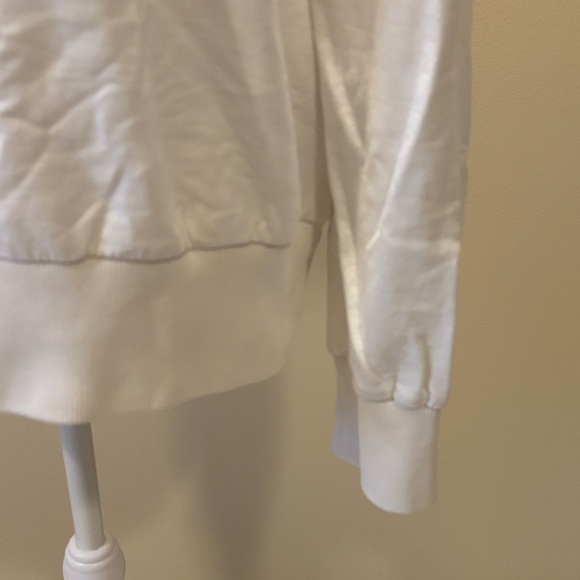 Anthropologie Ivory Knit Top (100% Cotton) - size XL - Picture 4 of 13